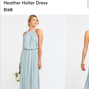 Heather Halter Dress *Never Worn!